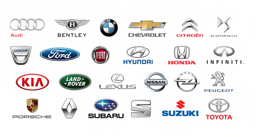La evolución de los logos de coches a lo largo de su historia