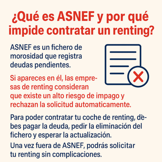 renting asnef