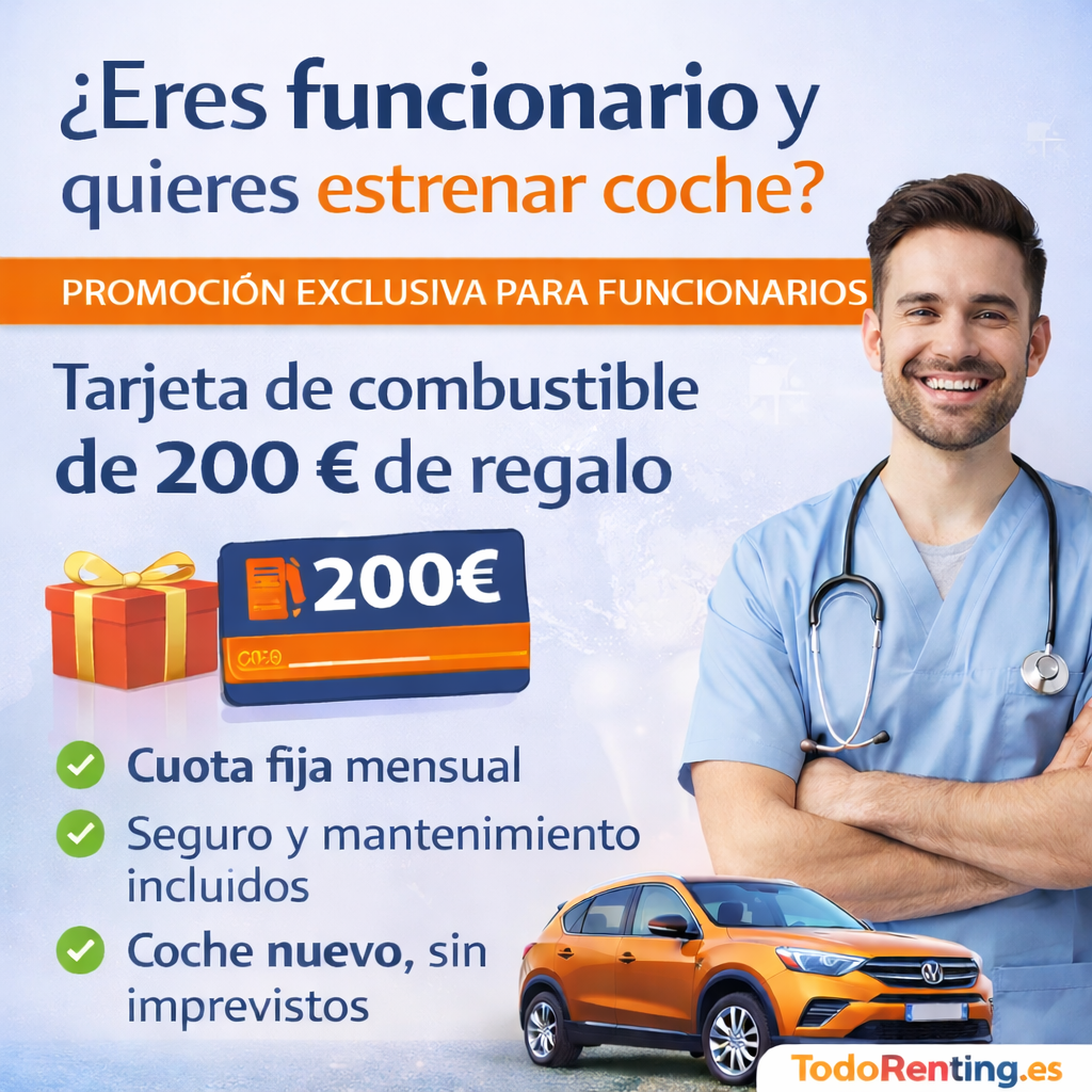 Promoción Renting Coches para Funcionarios